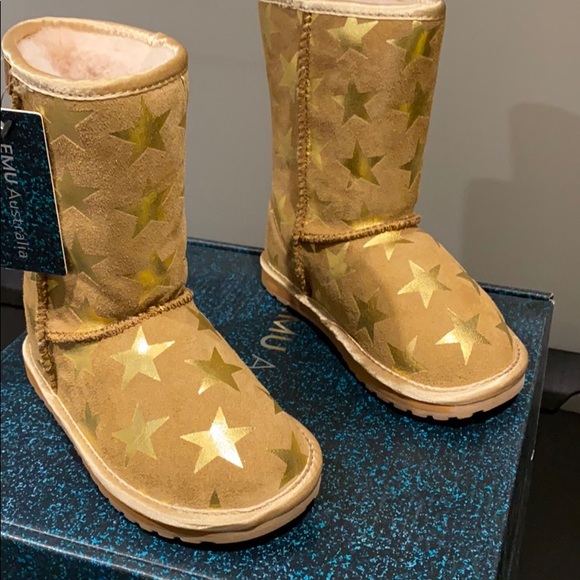 EMU girls chestnut boots - Picture 3 of 4